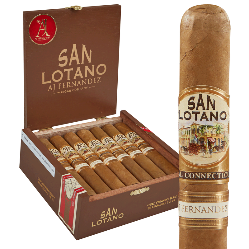 San Lotano Oval Connecticut by AJ Fernandez Pack of 5
