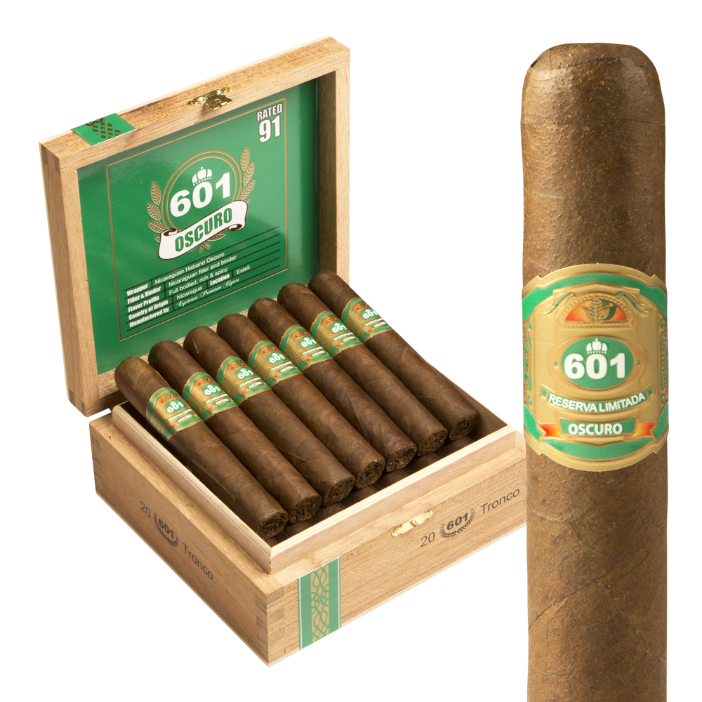 601 Green Label Oscuro Tronco / 5 x 52 Box of 20