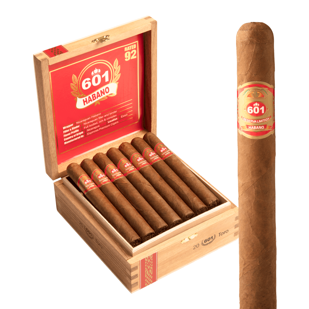 601 Red Label Habano Toro / 6 x 50 Box of 20