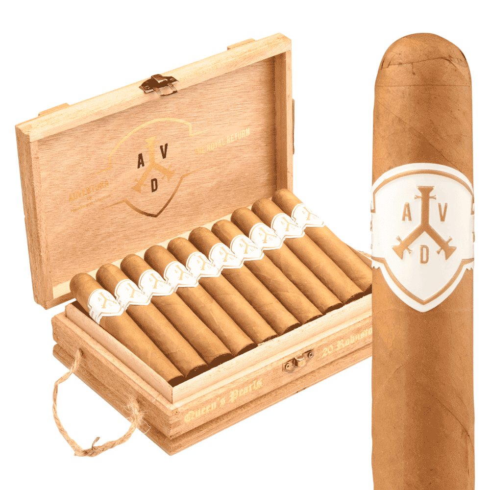 ADVentura The Royal Return Robusto Queens Pearls / 4.5 x 50 Box of 20