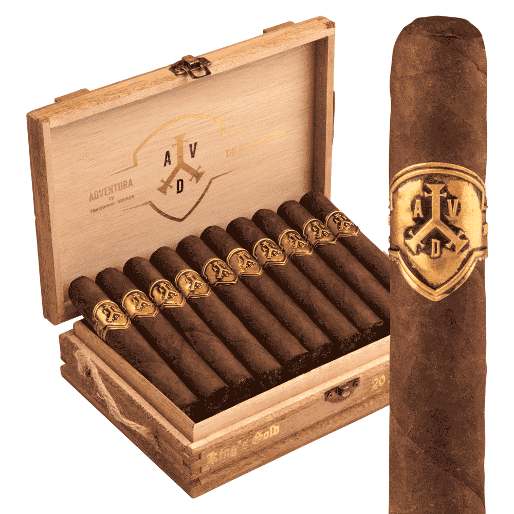 ADVentura The Royal Return Robusto Kings Gold / 5 x 52 Box of 20