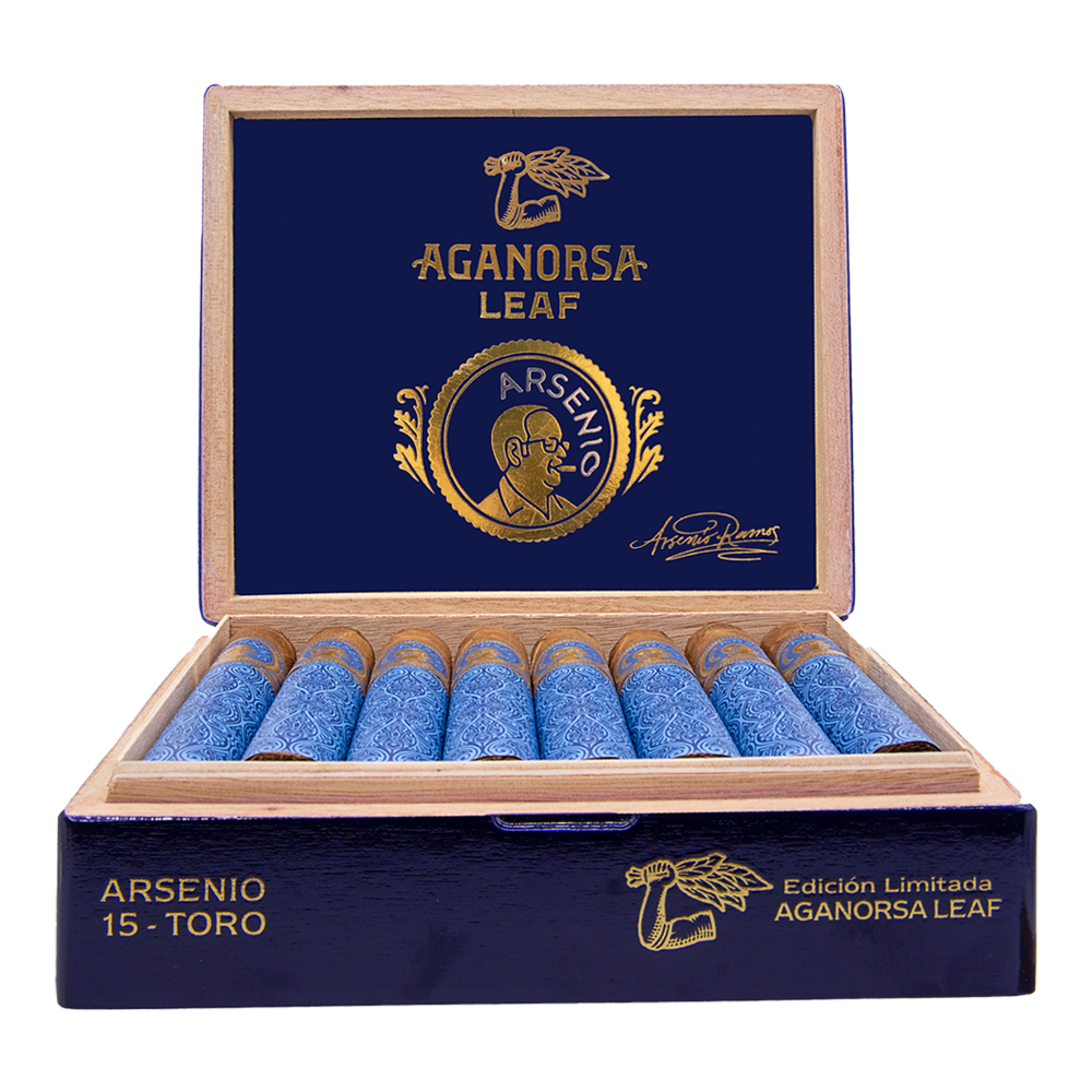 Aganorsa Leaf Arsenio Robusto / 5.25 x 54 Box of 15
