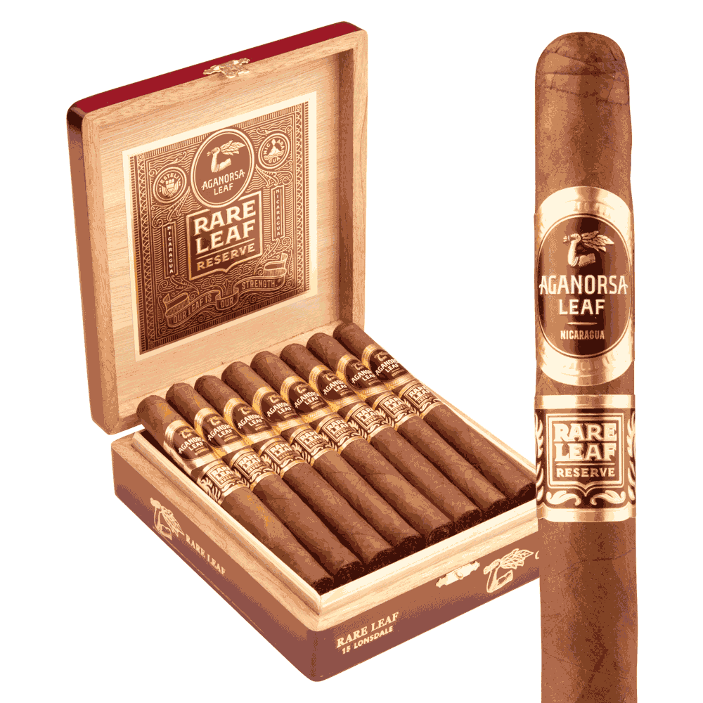 Aganorsa Rare Leaf Reserve Lonsdale / 6 x 44 Box of 15