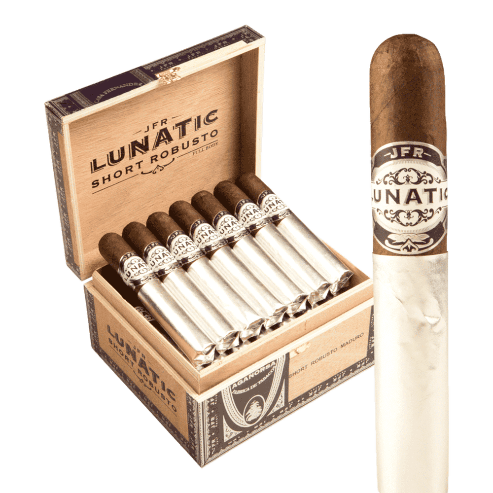 JFR Lunatic Short Robusto Maduro / 4.25 x 52 Box of 28