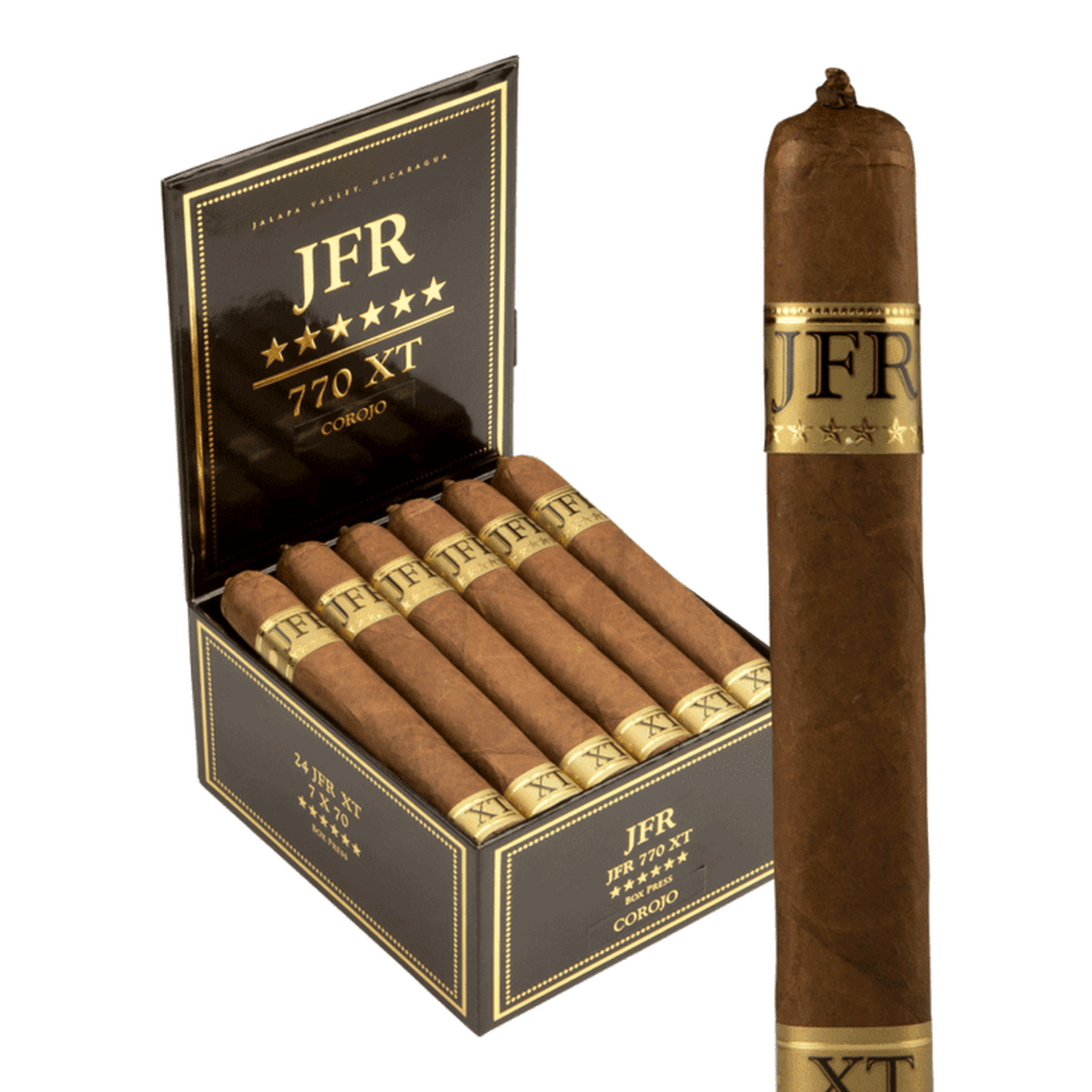JFR XT No. 770 Box Press Corojo / 7 x 70 Box of 24
