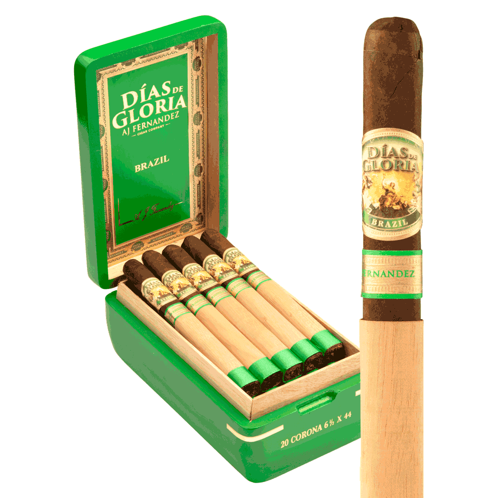 AJ Fernandez Dias de Gloria Brazil Corona / 6.5 x 44 Box of 20