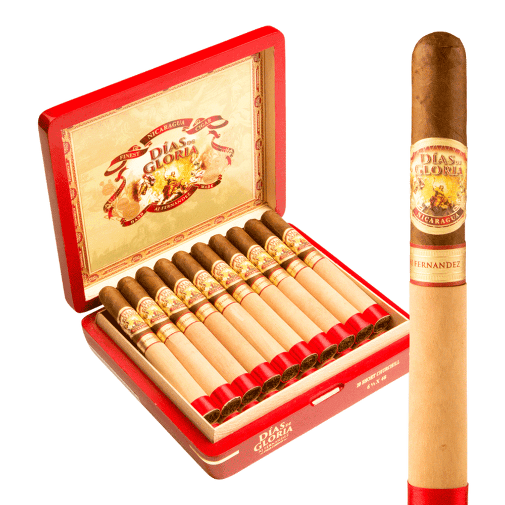 AJ Fernandez Dias de Gloria Short Churchill / 6.5 x 48 Box of 20