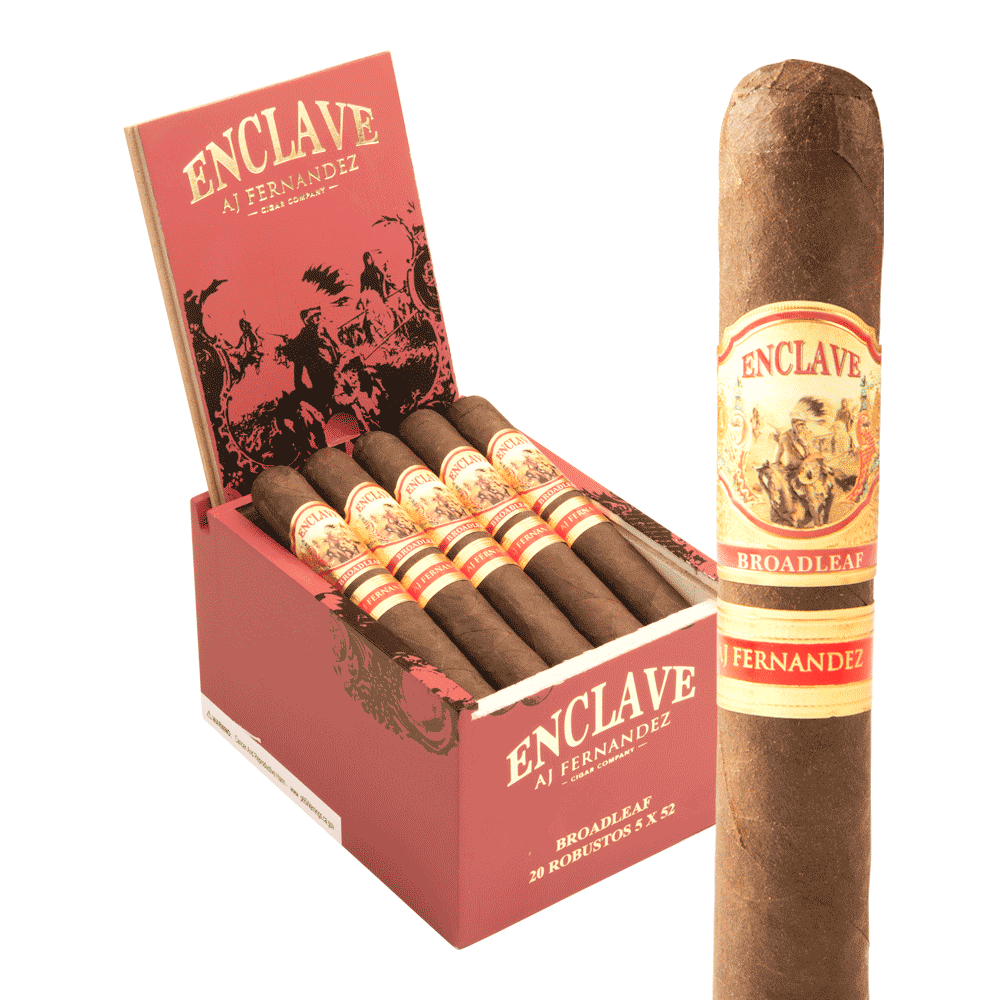 AJ Fernandez Enclave Broadleaf Robusto / 5 x 52 Box of 20