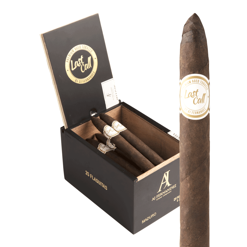 AJ Fernandez Last Call Flaquitas / 6 x 46 Box of 25