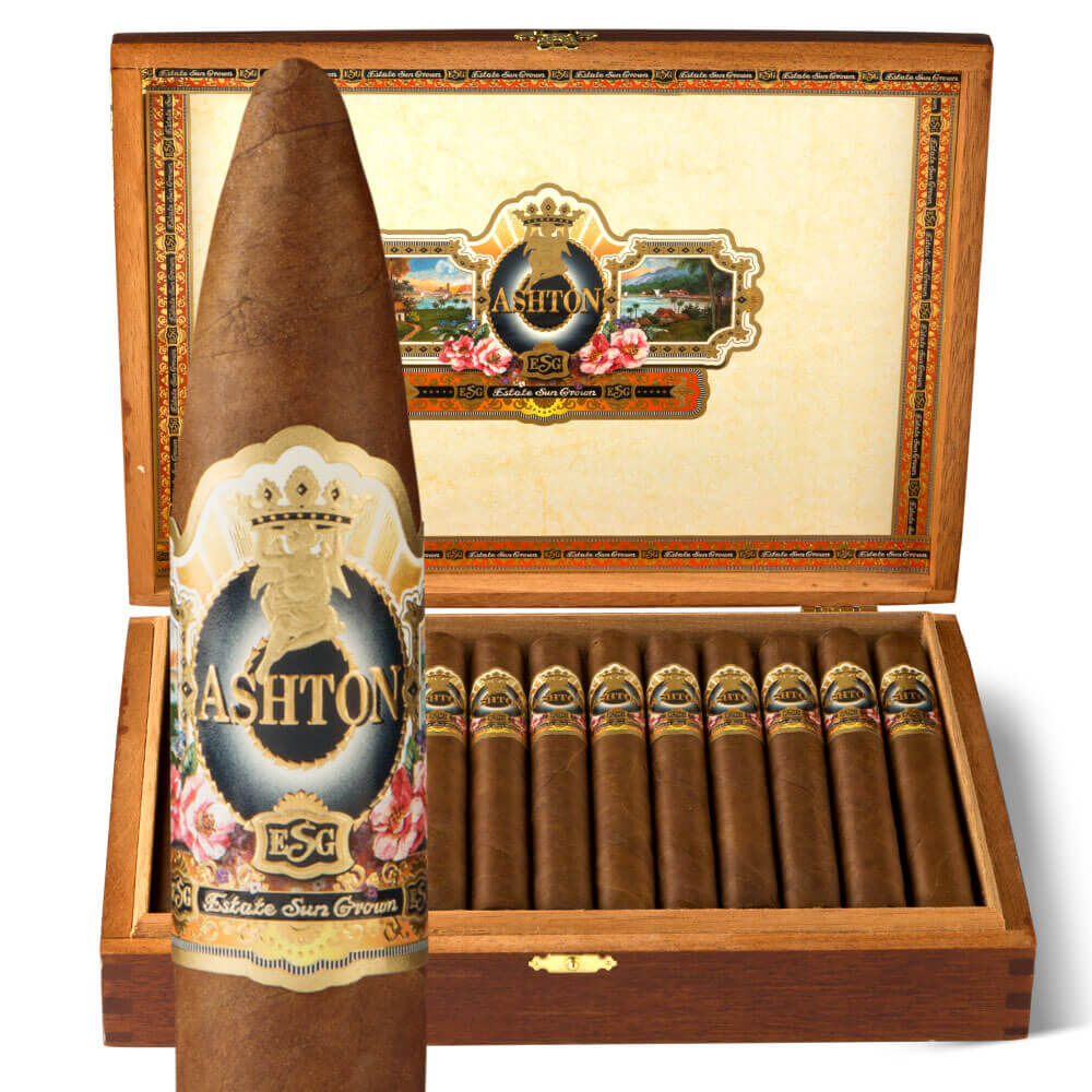 Ashton Estate Sungrown 22 Year Salute Box of 25