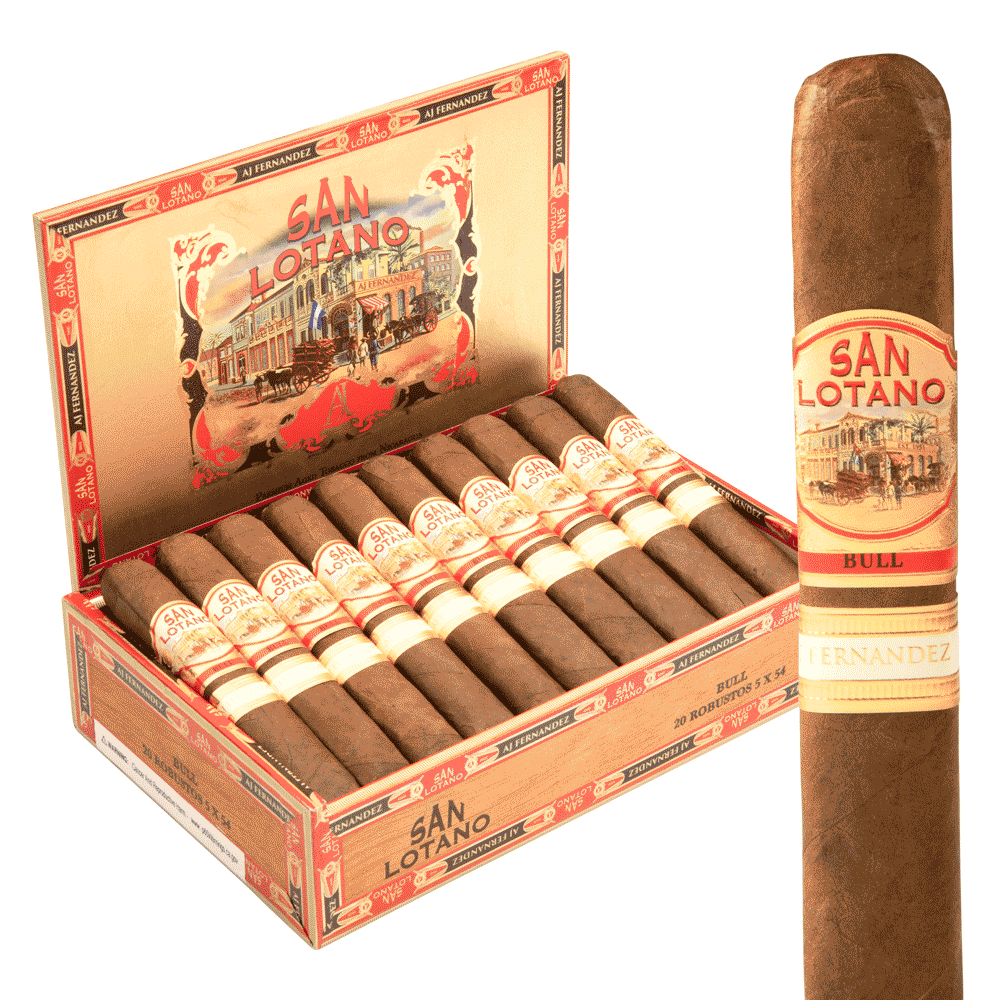 AJ Fernandez San Lotano The Bull Robusto / 5 x 54 Box of 20