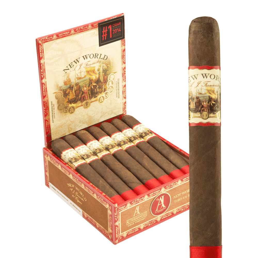 New World by AJ Fernandez Gobernador Toro / 6.5 x 55 Box of 21