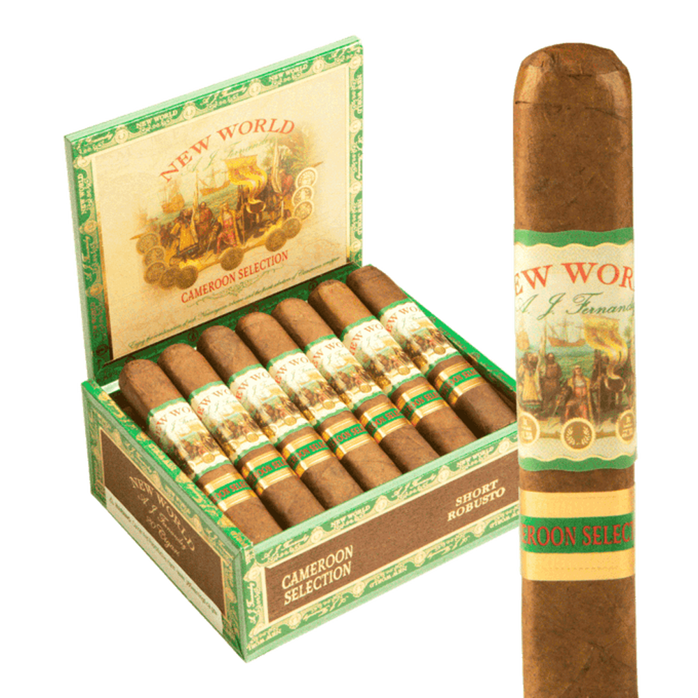 New World Cameroon by AJ Fernandez Short Robusto / 4 x 48 Box of 20