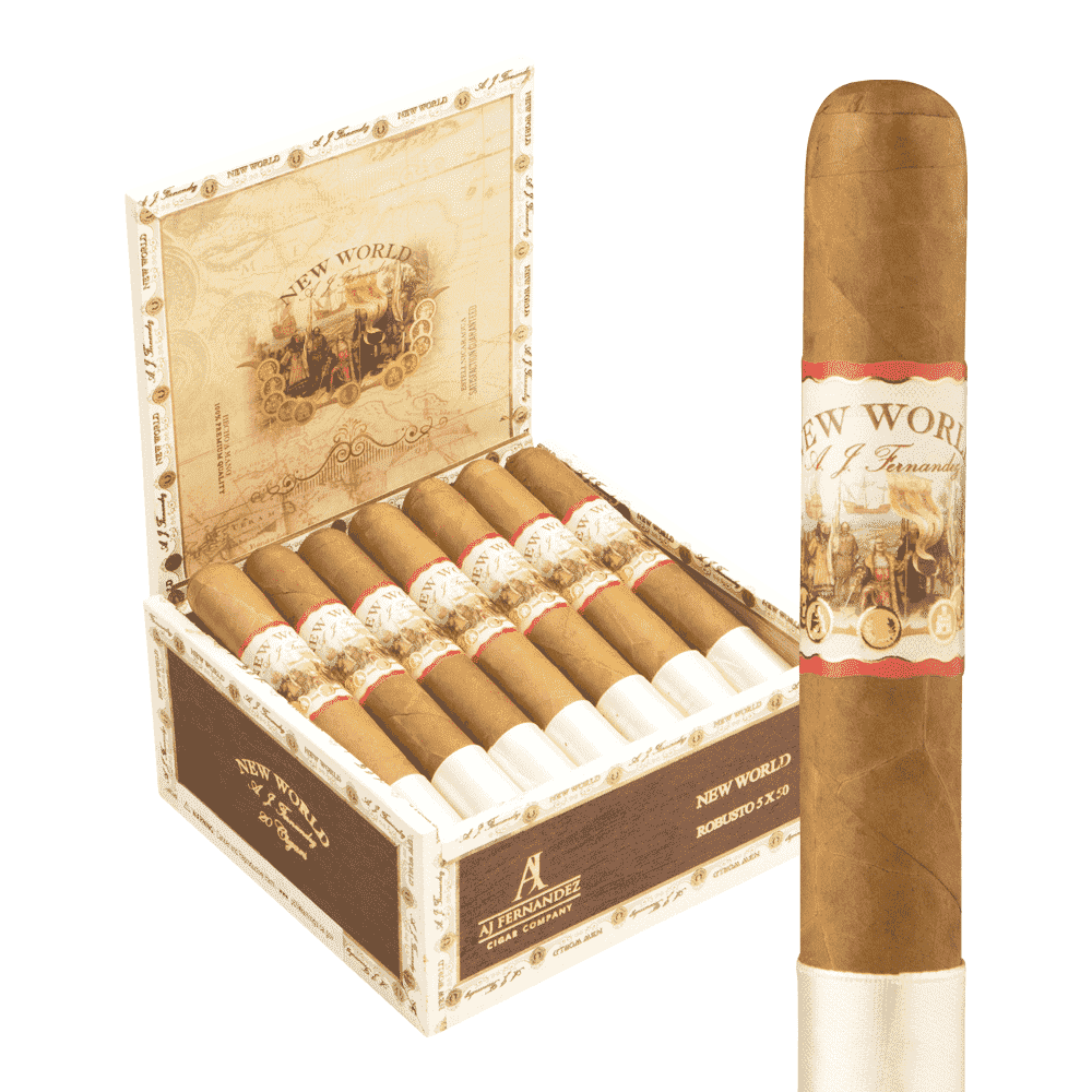 New World Connecticut by AJ Fernandez Robusto / 5 x 50 Box of 20