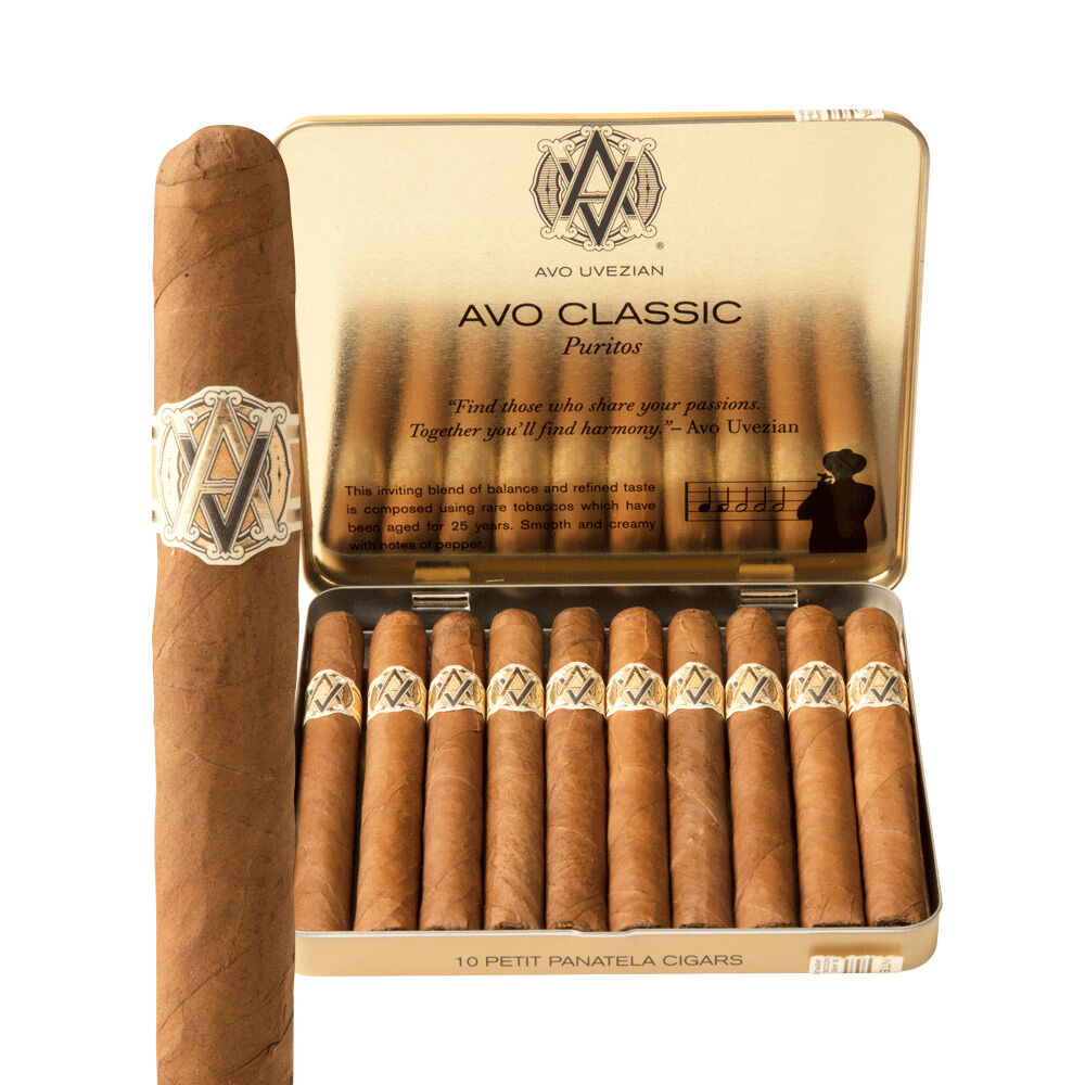 Avo Classic Puritos 10 Tins of 10 (100 total)