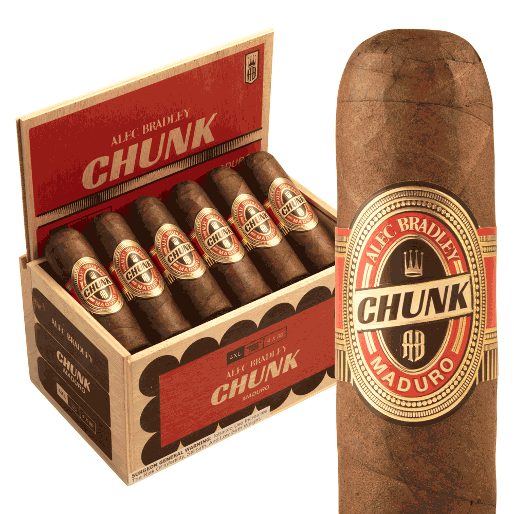 Alec Bradley Chunk Maduro 4XL / 4 x 80 Box of 18