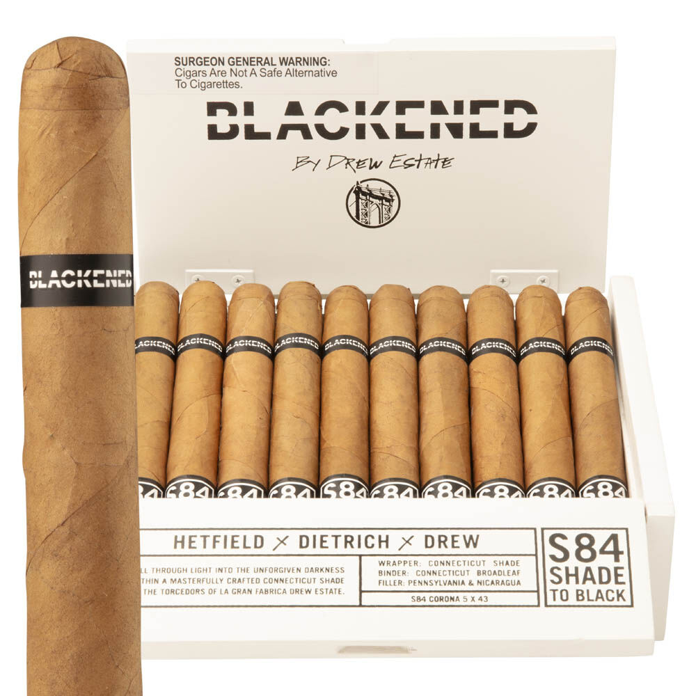 Blackened by Drew Estate S84 Corona Box of 20