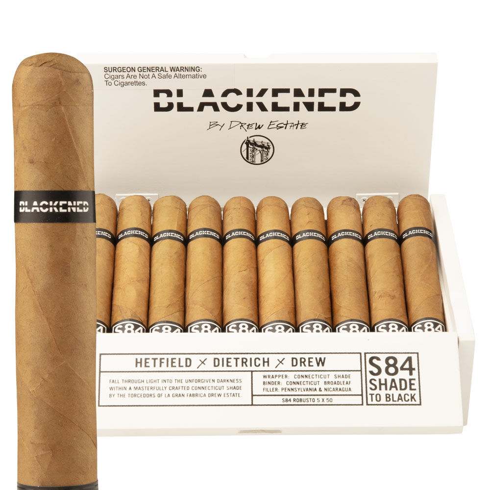 Blackened by Drew Estate S84 Robusto Box of 20