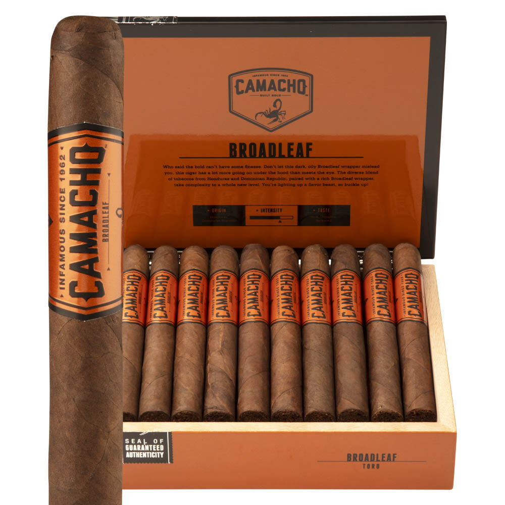 Camacho Broadleaf Toro Box of 20