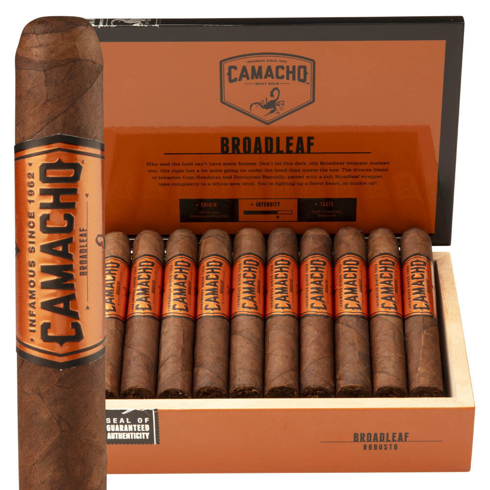Camacho Broadleaf Robusto Box of 20