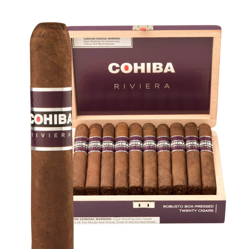 Cohiba Riviera Box-Pressed Robusto Box of 20