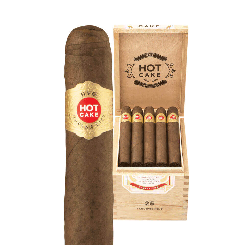 HVC Hot Cake Laguito No.5 Maduro Box of 25
