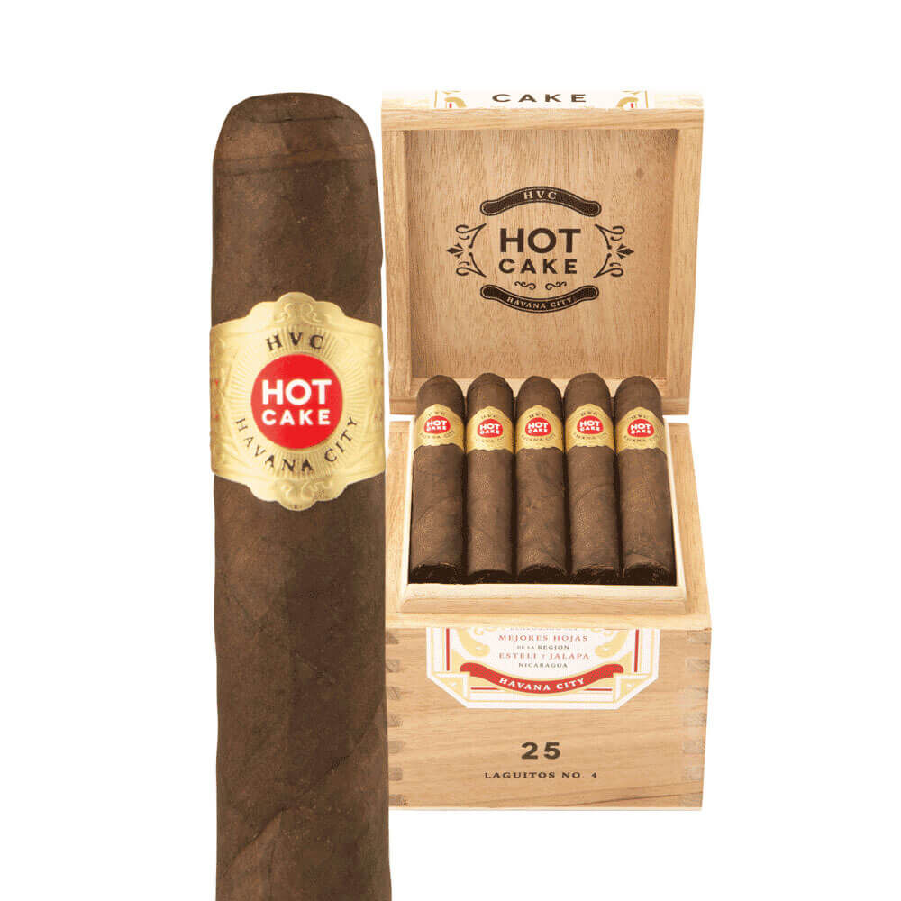 HVC Hot Cake Laguito No.4 Maduro Box of 25