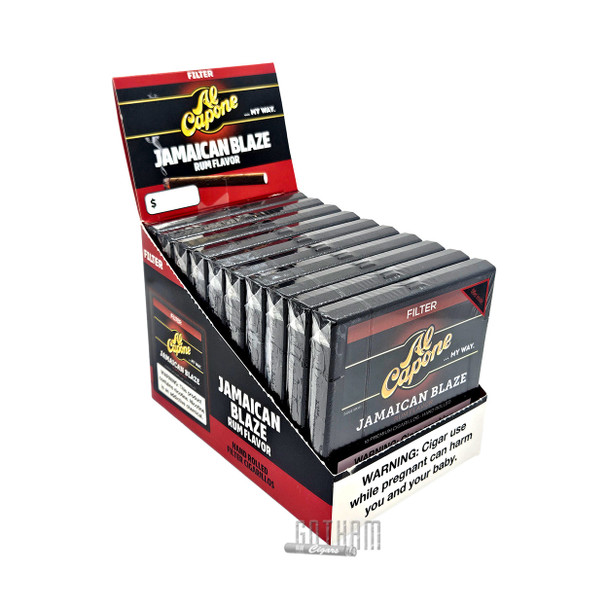 Al Capone Jamaican Blaze Filter Cigars - 10 Packs of 10