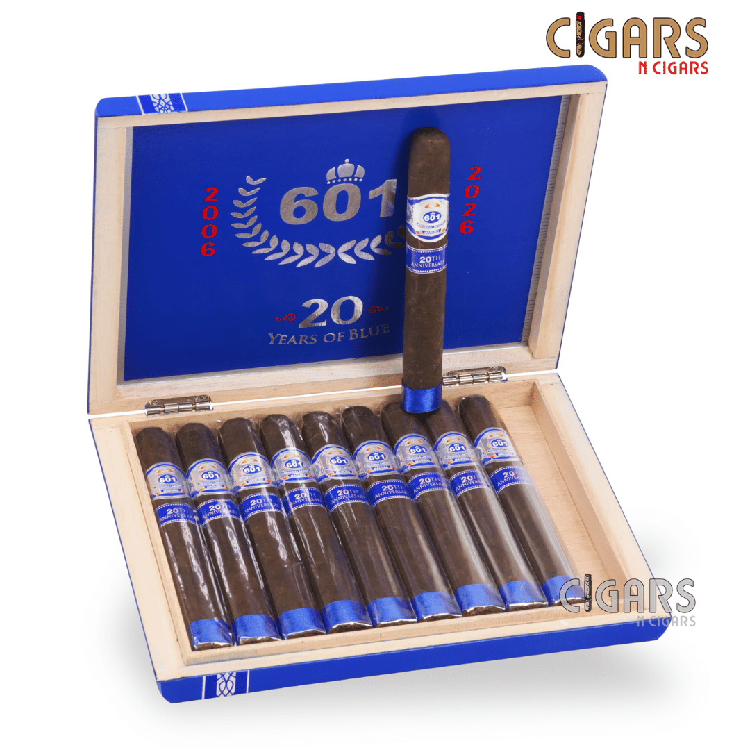 601 Blue Label Maduro 20th Anniversary Oval Box of 10