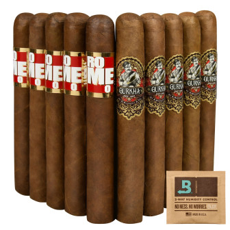 Smash Pack: Romeo by Romeo vs Gurkha 125th - 10 Cigars