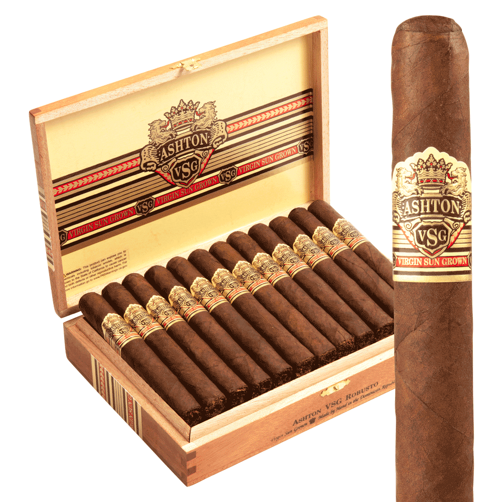 Ashton VSG Robusto / 5.5 x 50 Cedar Chest of 24