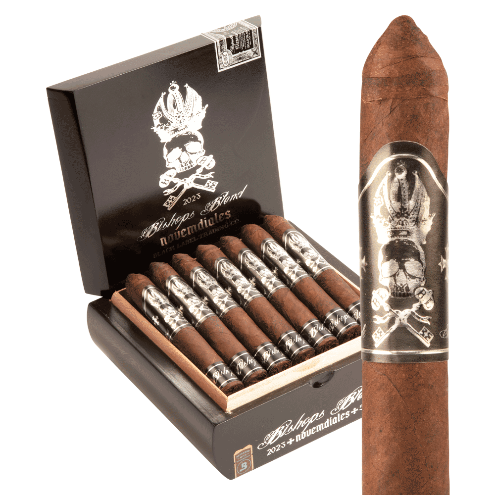 Black Label Trading Co. Bishops Blend Novemdiales Robusto L.E / 5 x 50 Box of 20