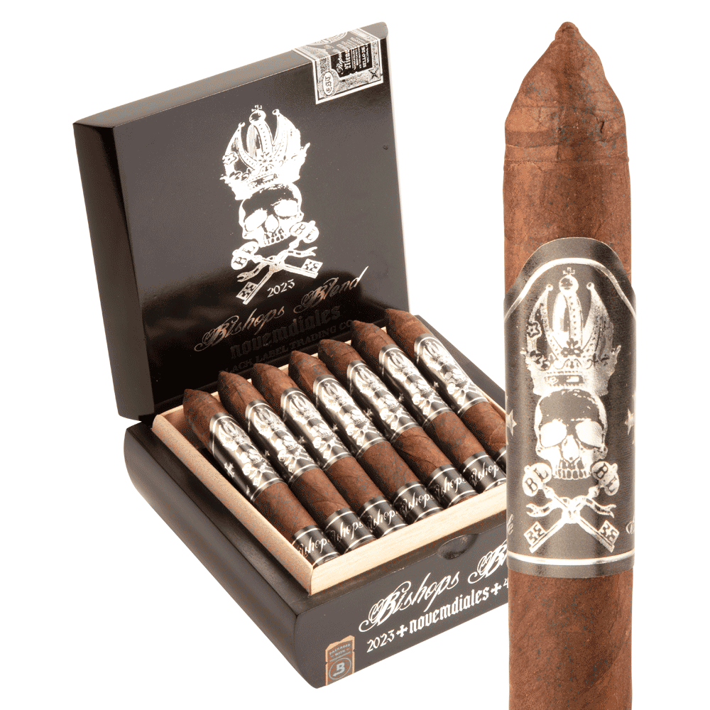 Black Label Trading Co. Bishops Blend Novemdiales Petit Corona L.E / 4.5 x 46 Box of 20