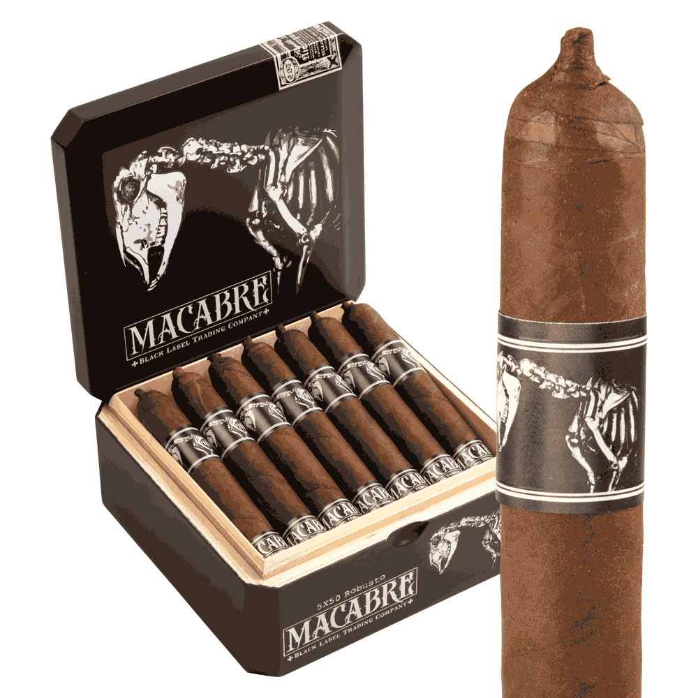 Black Label Trading Co. Macabre Robusto / 5 x 50 Box of 20