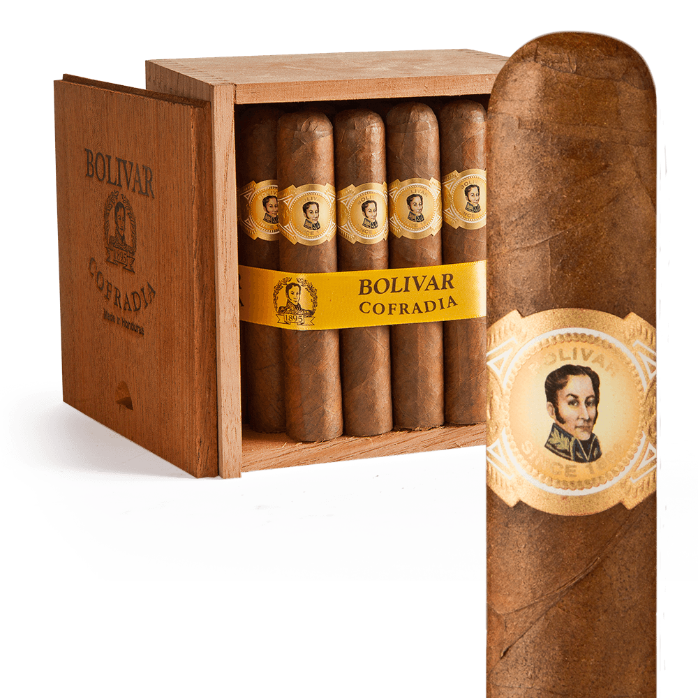 Bolivar Cofradia Delmonicos / 6.12 x 50 Cedar Chest of 25