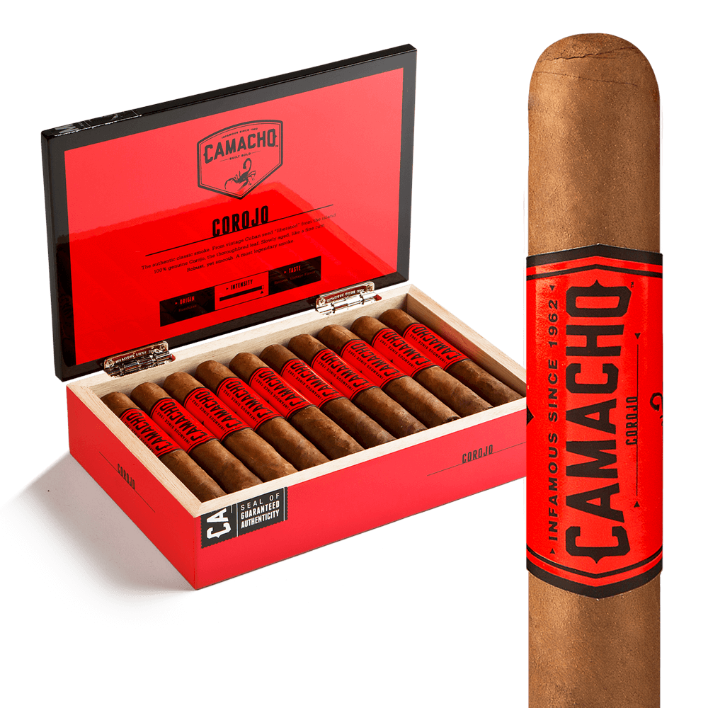 Camacho Corojo Robusto / 5 x 50 Box of 20