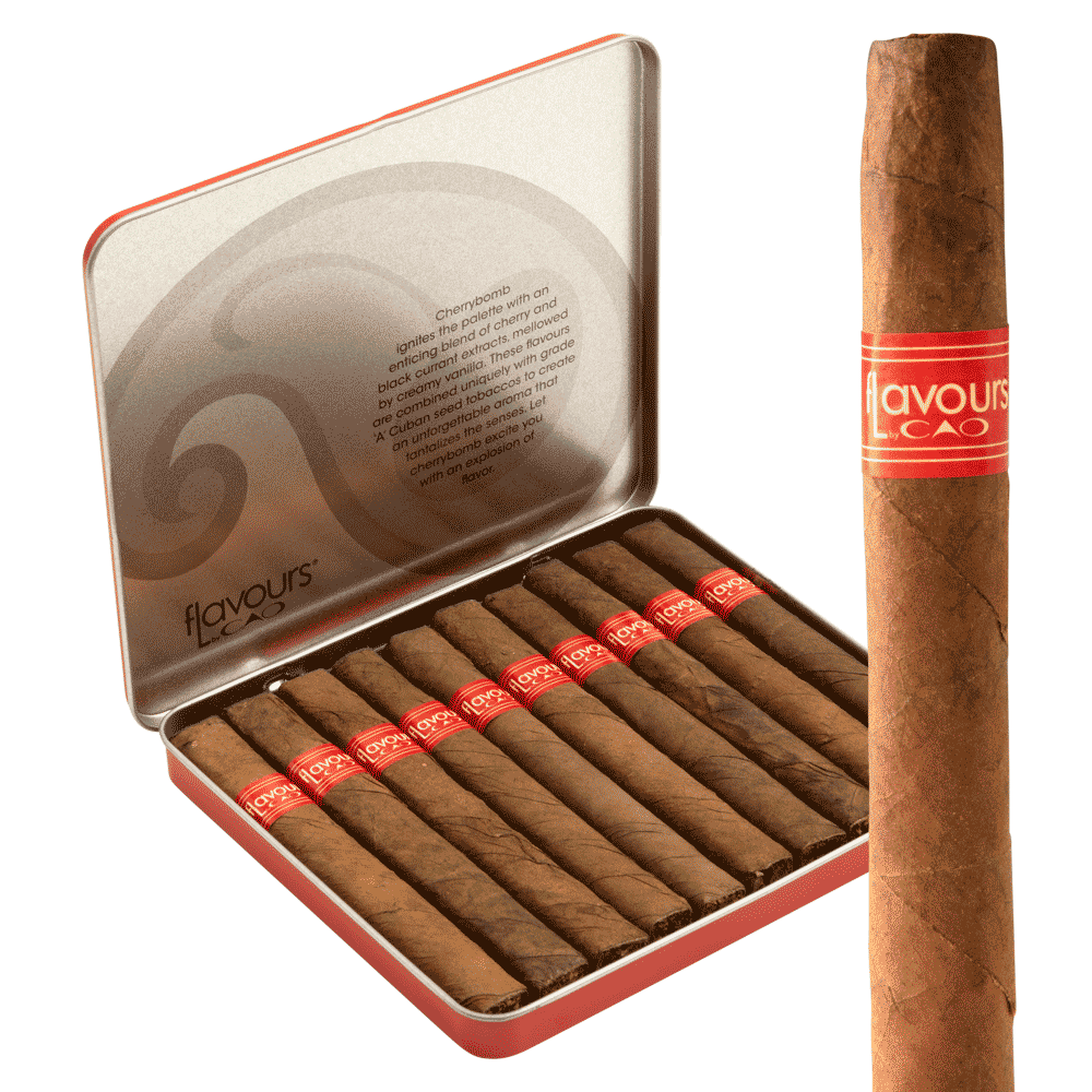 CAO Flavours Cherrybomb Cigarillos / 4 x 30 5 Tins of 10 (50 total)