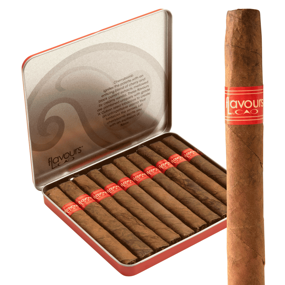 CAO Flavours Cherrybomb Cigarillos / 4 x 30 Tin of 10