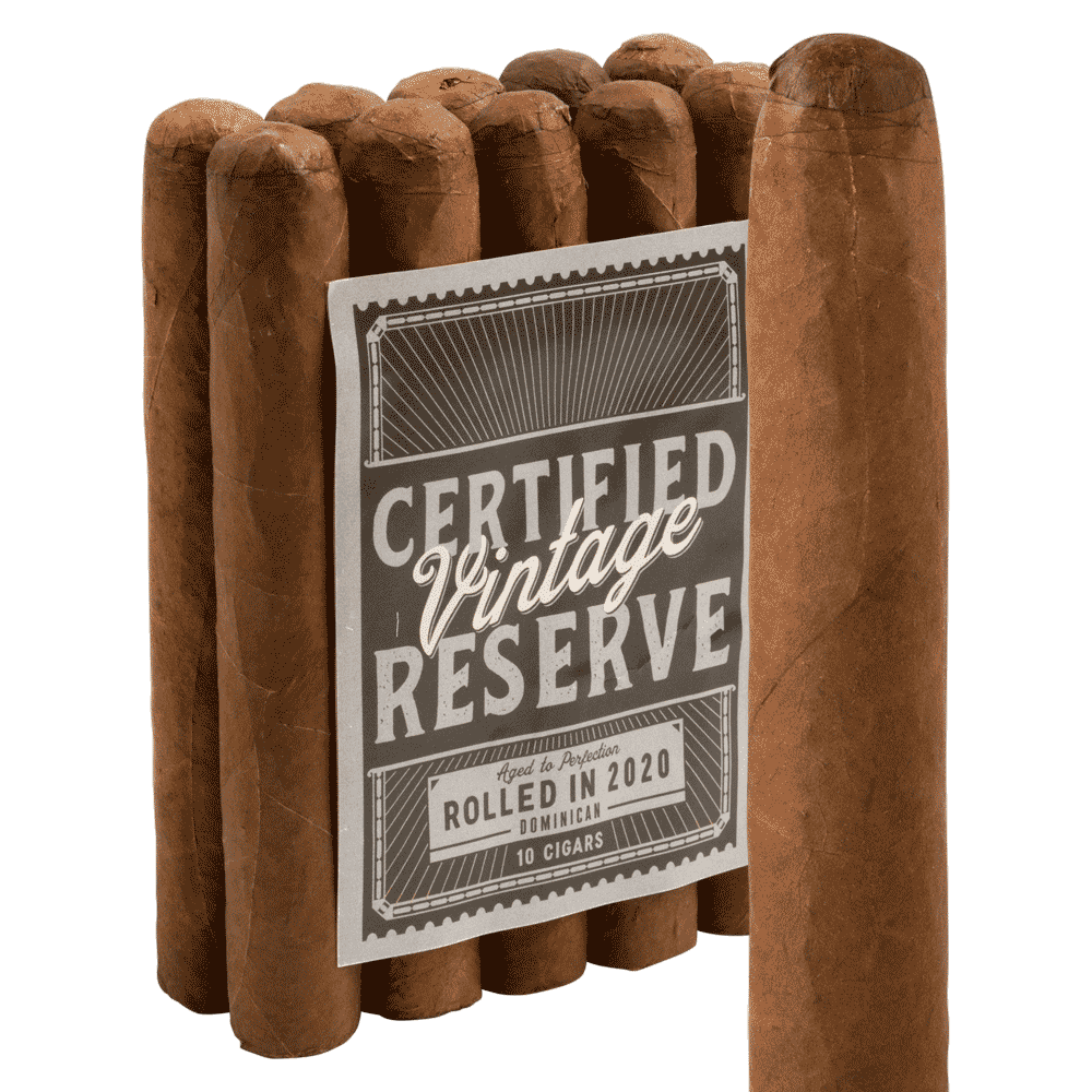 Certified Vintage Dominican Reserve 2020 Natural Robusto / 5.32 x 52 Box of 10