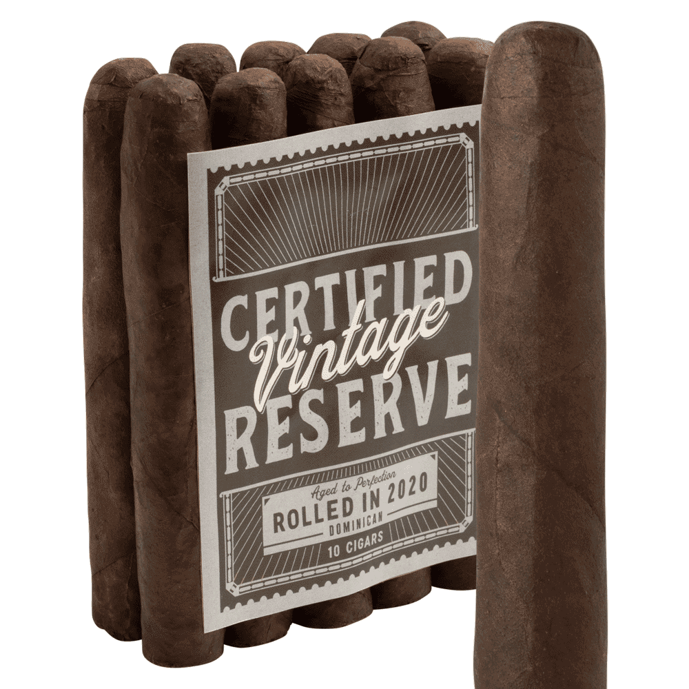 Certified Vintage Dominican Reserve 2020 Maduro Robusto / 5 x 50 Box of 10