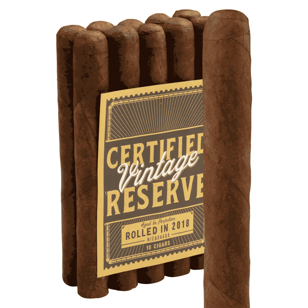 Certified Vintage Nicaraguan Reserve 2018 Habano Corona / 5.75 x 46 Bundle of 10
