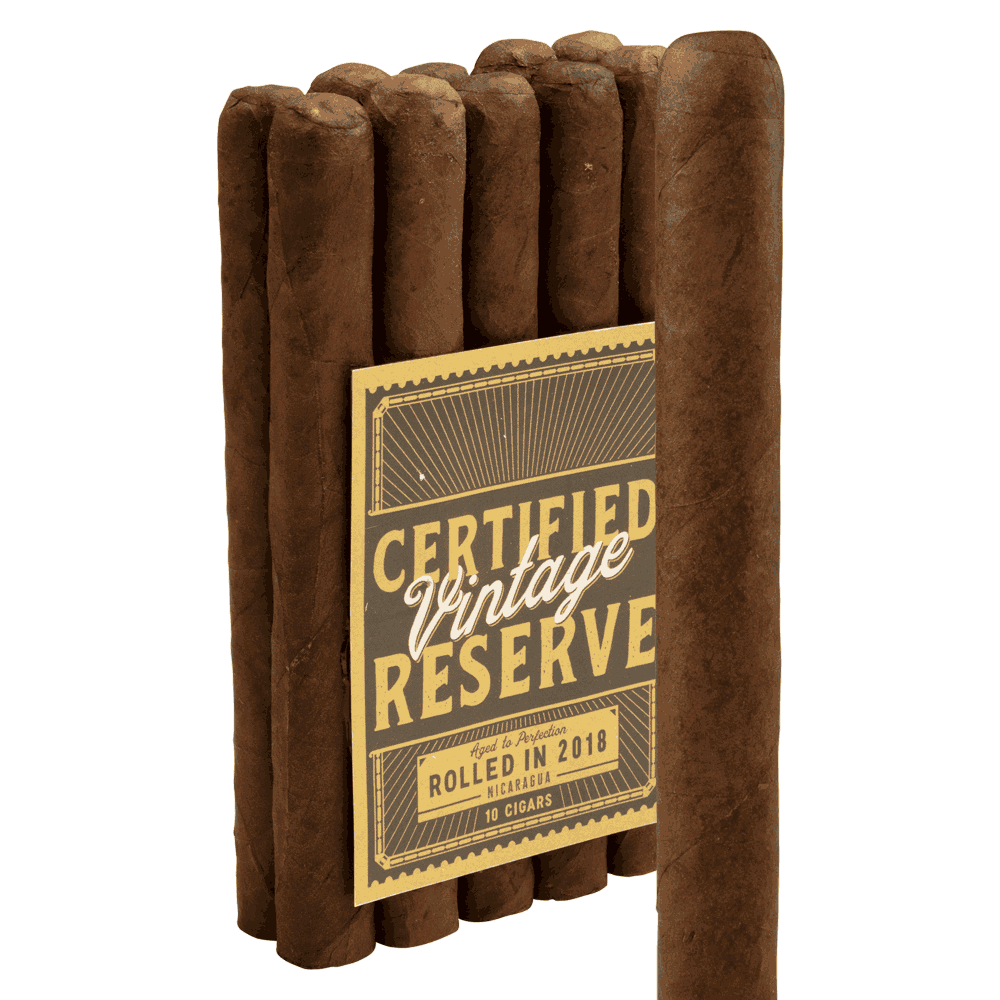Certified Vintage Nicaraguan Reserve 2018 Maduro Lonsdale / 6.5 x 44 Bundle of 10
