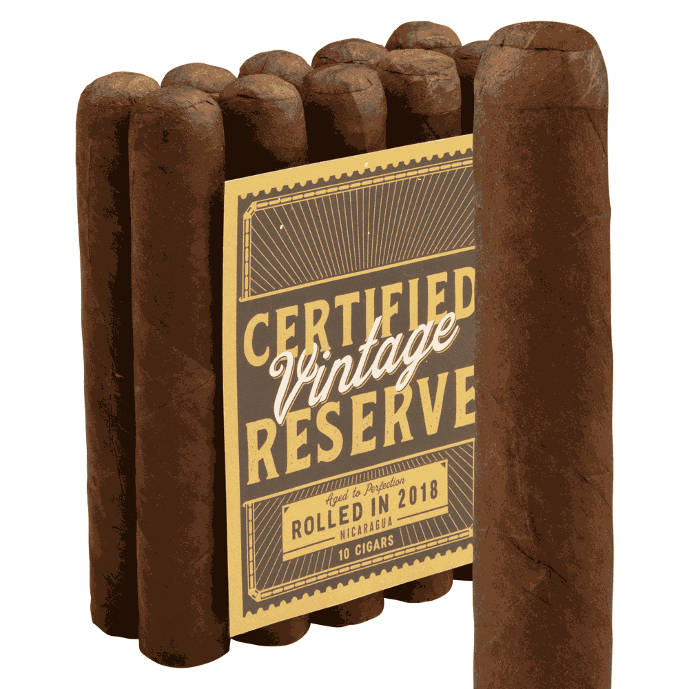 Certified Vintage Nicaraguan Reserve 2018 Habano Robusto / 5 x 52 Bundle of 10