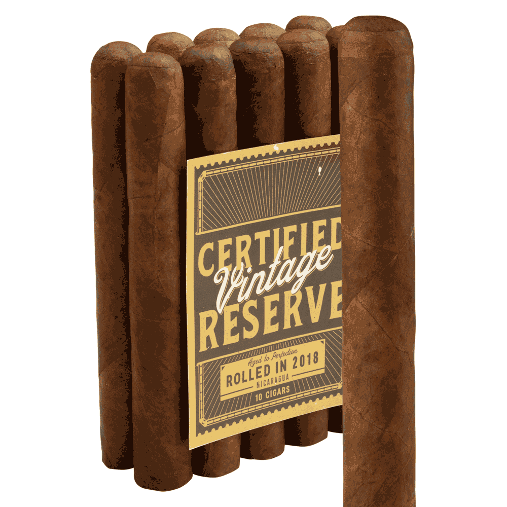 Certified Vintage Nicaraguan Reserve 2018 Habano Toro / 6 x 52 Bundle of 10
