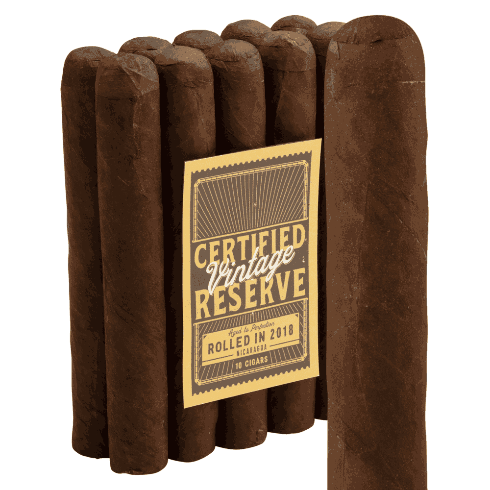 Certified Vintage Nicaraguan Reserve 2018 Habano Robusto / 5 x 48 Bundle of 10