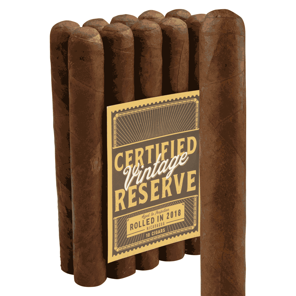 Certified Vintage Nicaraguan Reserve 2018 Habano Toro / 6.5 x 52 Bundle of 10