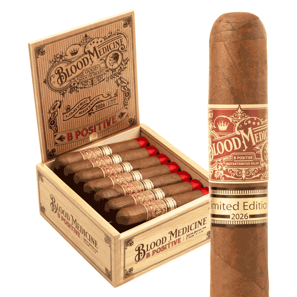 Crowned Heads Blood Medicine B+ 2026 Limited Edition 5.50x56 / 5.5 x 56 Box of 21