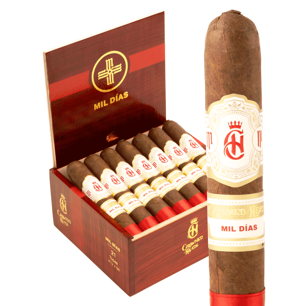 Crowned Heads Mil Dias Topes / 4.88 x 56 Box of 21