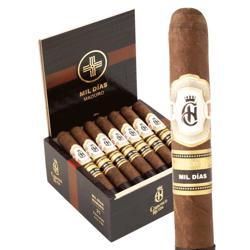 Crowned Heads Mil Dias Maduro Edmundo / 5.38 x 52 Box of 21