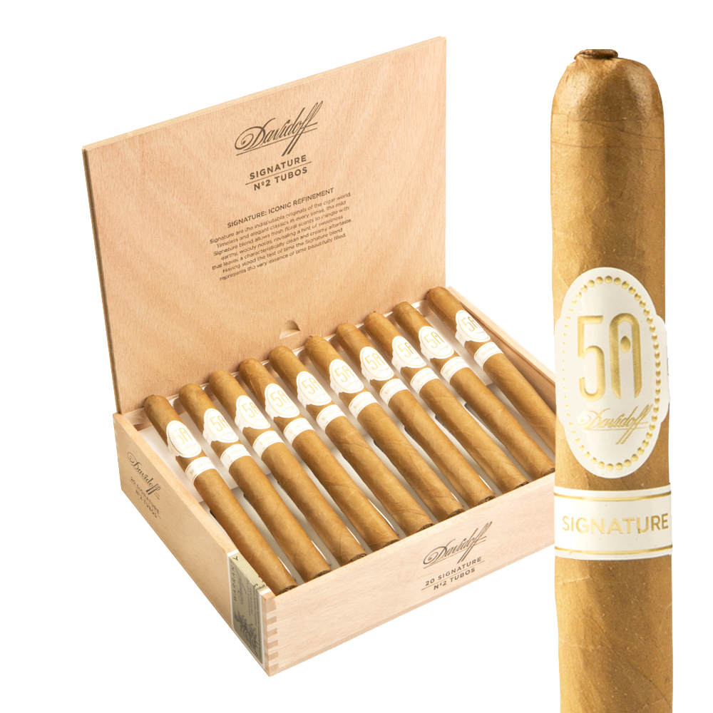 Davidoff Signature Series No. 2 Tubos / 6 x 38 Box of 20